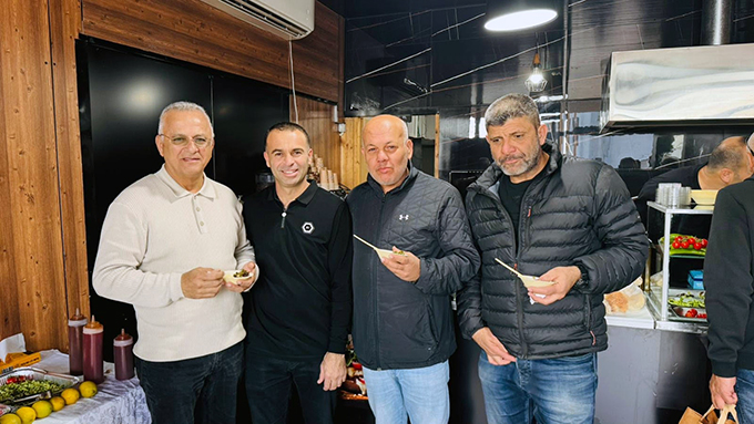 افتتاح مطعم *Sandoshino* في جلجولية بإدارة أبناء المرحوم ابو ايوب جابر